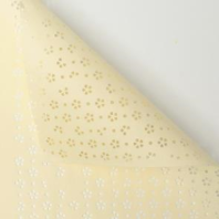 Перфарированный фетр в листах, 58cm*58cm,  цв. кремовый