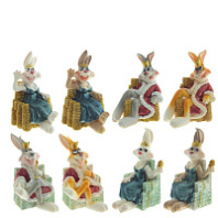 Фигурка декоративная "Заяц", L6 W7 H8.5 см,8в 157497 Фигурка декоративная "Заяц", L6 W7 H8.5 см,8в 157497