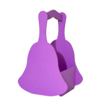 Декоративное кашпо "Колокольчик" пурпурный 22,5*14,5*12,5 см