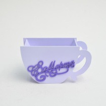Кашпо чашка С 8 Марта! 200*80*h110 Нежная-лаванда