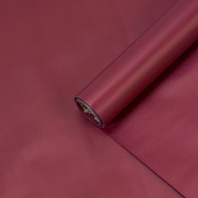 Пленка матовая однотонная двухсторонняя винный 48см*10м±5% 50мкр