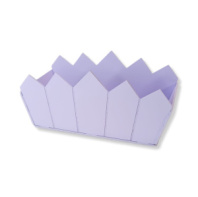 Декоративное кашпо "Забор" нежная лаванда прямоугольный (175*247*143) Декоративное кашпо "Забор" нежная лаванда прямоугольный (175*247*143)