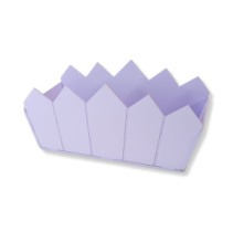 Декоративное кашпо "Забор" нежная лаванда прямоугольный (175*247*143)