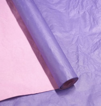 Бумага Эколюкс двухцветная фиолетовый/розовый 68см * 5 метров ± 5%