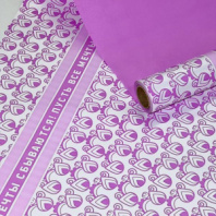 Пленка матовая двухсторонняя "Мечты сбываются"св.розовая 58см/10м±5%/50мкр