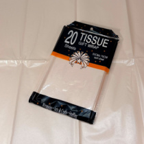 Тишью Бумага фольгированная 20 листов 50х70см чайная роза