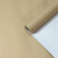 Пленка матовая двухсторонняя белый \ бежевый 58см*10м±5% 50мкр