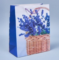 Пакет подарочный "Лаванда 6" 23*18*10см