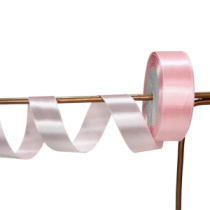 Лента атласная, 25mmx25yards, цв. светло-розовый (148)