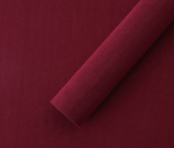 Водостойкий упаковочный материал "Бархат", 53 см*6 ярдов, 75 г/м², винный
