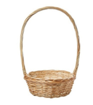 Корзина плетеная (ива), D29xH12/49см