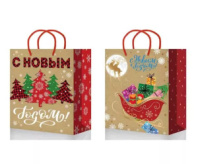 Пакет крафт БЕЛ (180*227*100) НГ 023/024 МK mix 