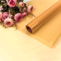 Плёнка 0,57*10м прозрачная 40мкм Оранжево-жёлтый 1/30