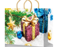 Пакет подарочный ламинированный (327*264*136) 817/818 mix LH 