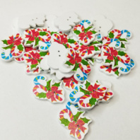 Фигурки из фанеры 36*28мм "Новогодний леденец" (30шт) SF-2910 Фигурки из фанеры 36*28мм "Новогодний леденец" (30шт) SF-2910