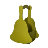 Декоративное кашпо "Колокольчик" золотой 22,5*14,5*12,5 см Декоративное кашпо "Колокольчик" золотой 22,5*14,5*12,5 см