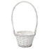 Корзина плетеная (ива) 21х21х13х41CM, цв. белый