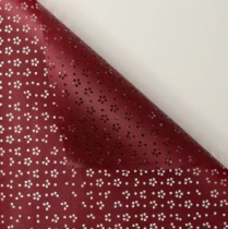 Перфарированный фетр в листах, 58cm*58cm,  цв. винный