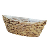 Кашпо плетеное (рогоз), 40*15H13/15 B30*11, 1 шт., натур. Кашпо плетеное (рогоз), 40*15H13/15 B30*11, 1 шт., натур.