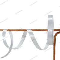 Лента атласная,10mmx25yards, цв. белый Лента атласная,10mmx25yards, цв. белый