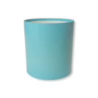 Коробка круглая без крышек 13,5*13,5 . морская волна  глянец