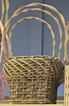 Набор корзин (ива), 29х29х24 см., 24х24х22 см., 19х19х19 см., 3шт., зеленый