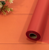 Пленка 58см 800г матовая однотонная 55мкм Красный-2347