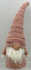 Новогоднее декоративное изделие "Гном", 30 см, светло-розовый