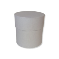 Коробка круглая 10*10 .светло-серый