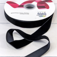 Лента Бархат 2,5см*25ярд Чёрный 1/13 1/52 Лента Бархат 2,5см*25ярд Чёрный 1/13 1/52