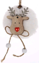 Декоративная подвеска Олень 8х16 см Декоративная подвеска Олень 8х16 см