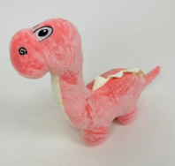 Мягкая игрушка "Брахиозавр" 26 см розовый