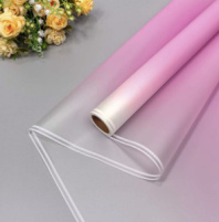 Плёнка 0,58*10м матовая с двойной белой полосой 50мкм Светло-пурпурный