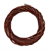 Венок плетеный D30, 1 шт., коричневый
