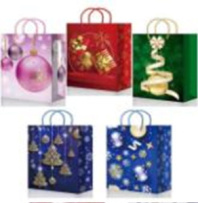 Пакет подарочный ламинированный(180*227*100) мм 292/293/294/295/296 mix М 