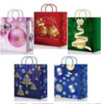 Пакет подарочный ламинированный(180*227*100) мм 292/293/294/295/296 mix М 