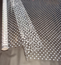 Пленка Крафтовый горох белый 70см*10ярд ± 5%