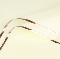 Пленка матовая "С золотой Каймой" 57см*56см кремовый 20 листов