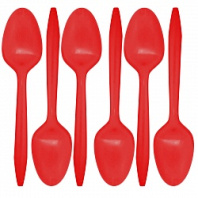 Ложки, Красный, 24 шт Ложки, Красный, 24 шт