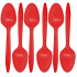 Ложки, Красный, 24 шт