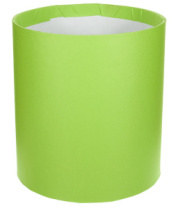 Коробка круглая без крышек 10*10 .салатовый