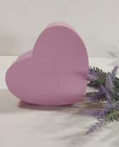 Коробка "Сердце" 20*8 розовый