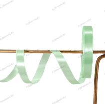 Лента атласная,12mmx25yards, цв. мятный