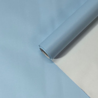 Пленка матовая двухсторонняя белый \ небесно-голубой 58см*10м±5% 65мкр