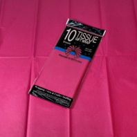 Бумага тишью 50*66 см Малиновая 10 листов/ Бумага тишью 50*66 см Малиновая 10 листов/