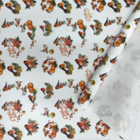 Упаковочная новогодняя бумага Снегири 700мм/70гр/10м± 5% Упаковочная новогодняя бумага Снегири 700мм/70гр/10м± 5%