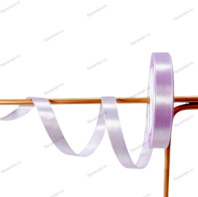 Лента атласная,10mmx25yards, цв. бело-лиловый Лента атласная,10mmx25yards, цв. бело-лиловый