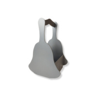 Декоративное кашпо "Колокольчик" серебро 22,5*14,5*12,5 см Декоративное кашпо "Колокольчик" серебро 22,5*14,5*12,5 см