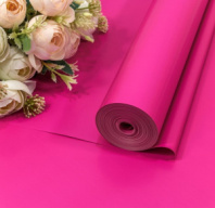 Пленка 0,59*34м 900г "Корейская" 65мкм глубокий розовый