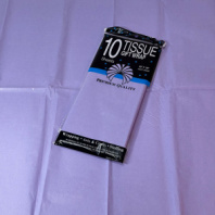 Бумага тишью 50*66см Светлая сирень 10 листов/